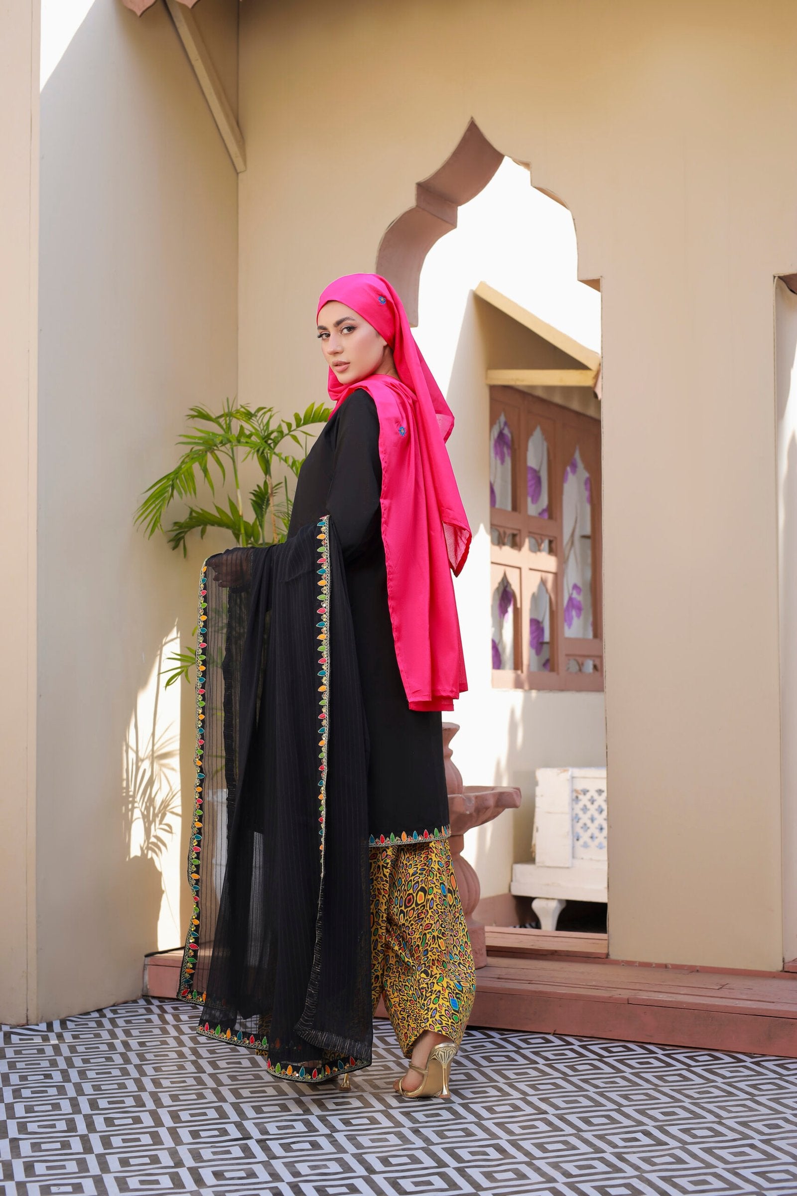 Black Lawn Adda Work 3PC Suit