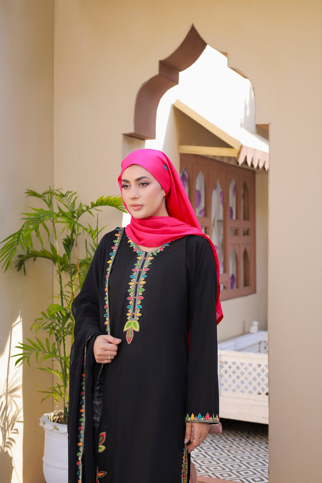 Black Lawn Adda Work 3PC Suit