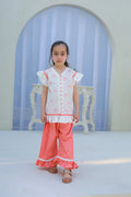 Peach Blossom Frill Co-Ord Set