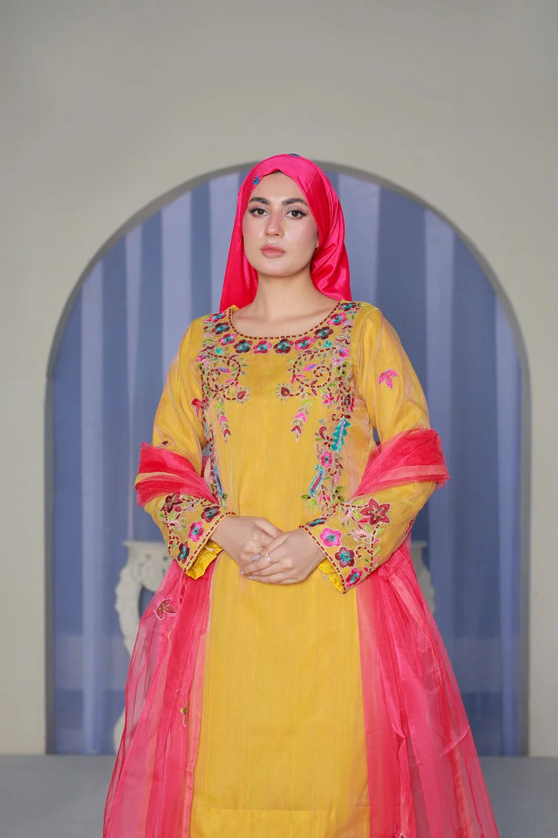 Raqs e Bahar Yellow Elegance by Bint-e-Habib - Bint-e-Habib Festive Collection 26 image 5